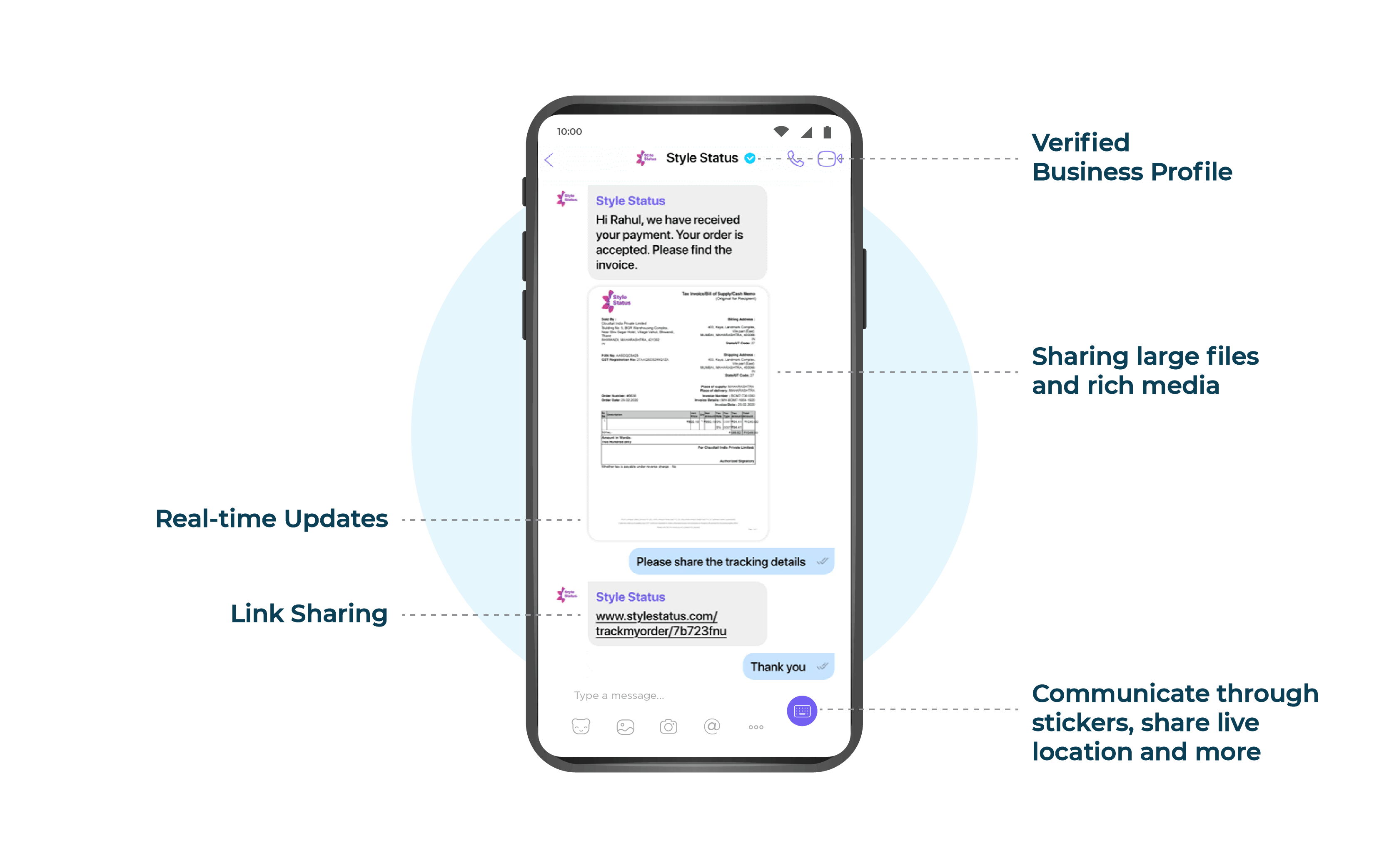 Viber api for Business Messaging